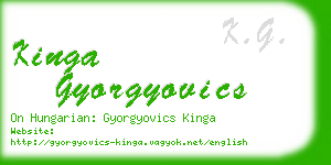 kinga gyorgyovics business card